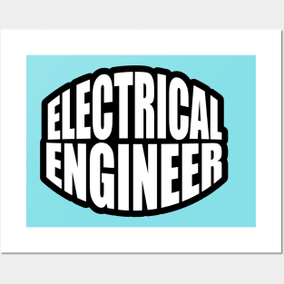 Electrical Engineer Typography Design for Engineers and Engineering Students Posters and Art